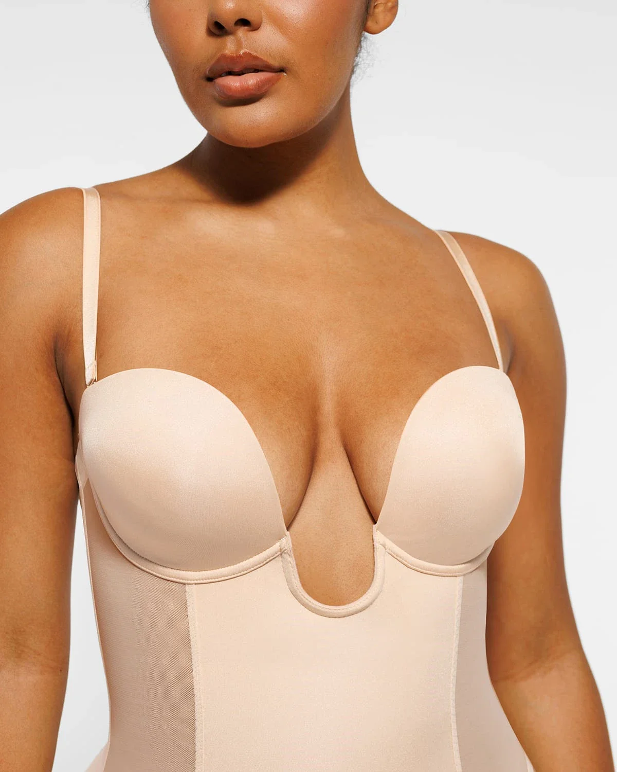 BOOT-YEAH™ MeshSmooth™ Deep Plunge Shaping Bodysuit - Image 24