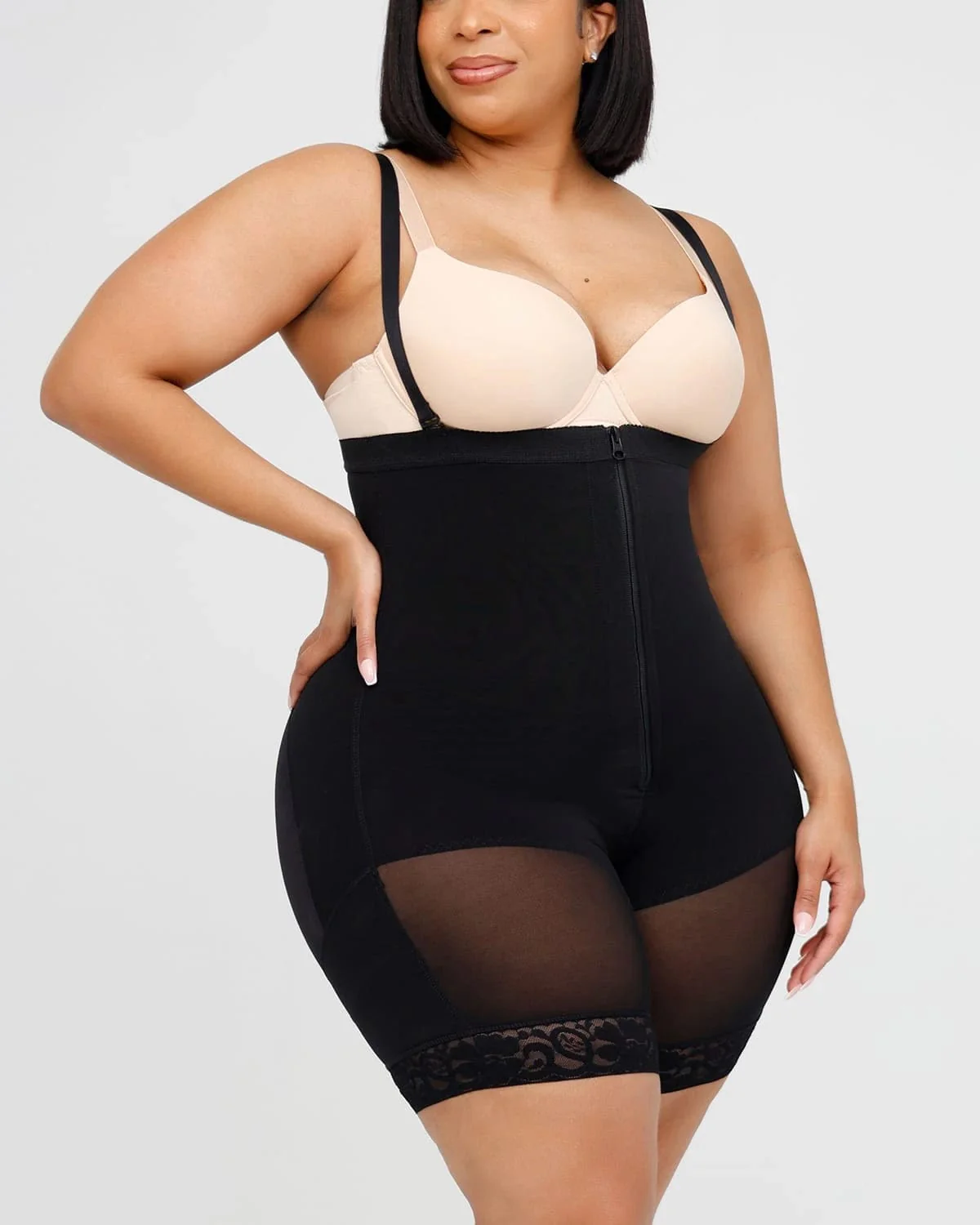 Bare Essentials™ AirSlim® Firm Tummy Compression Mid Thigh Short - Image 3