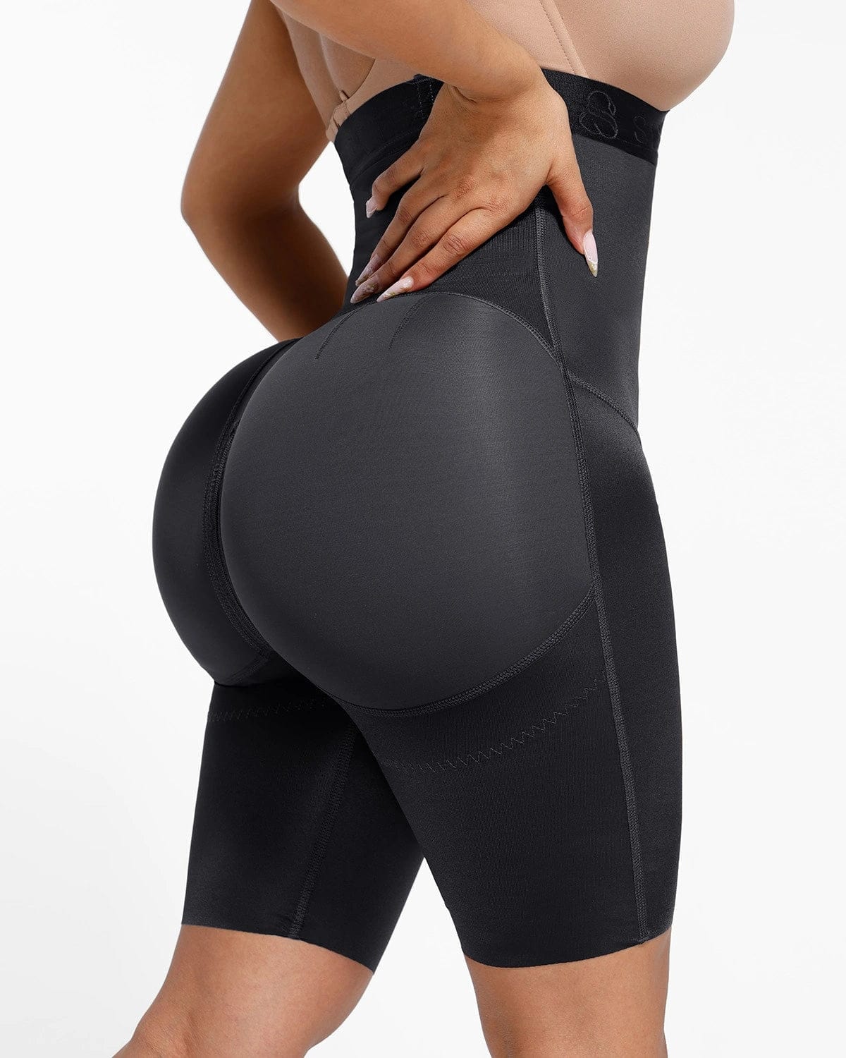 BOOT-YEAH™ SilkSculpt Butt-Lifting High-Waisted Short - Image 12