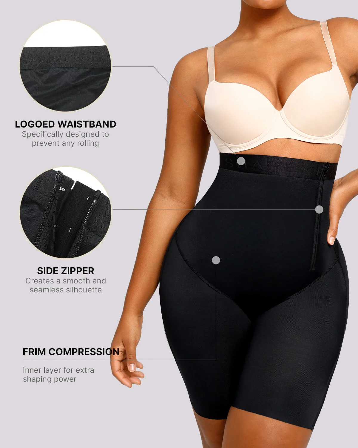 BOOT-YEAH™ SilkSculpt High-Waisted Short - Image 3