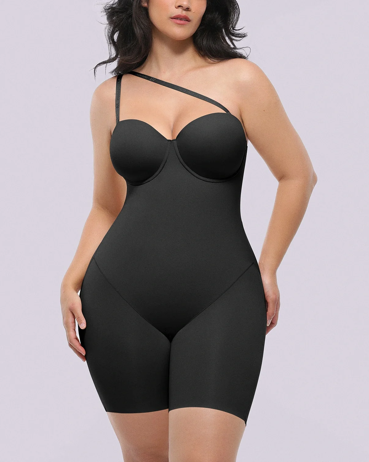 Bare Essentials™ AirSlim® Strapless Mid Thigh Bodysuit - Image 19