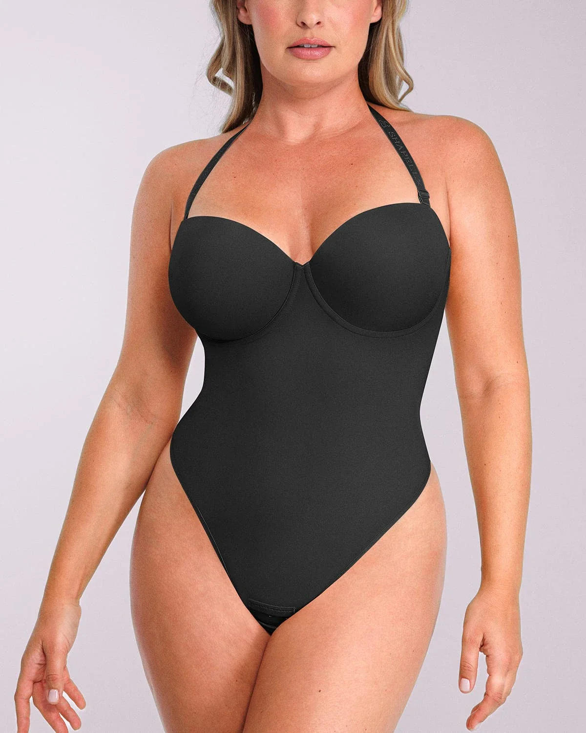 Bare Essentials™ AirSlim® Strapless Thong Bodysuit - Image 3