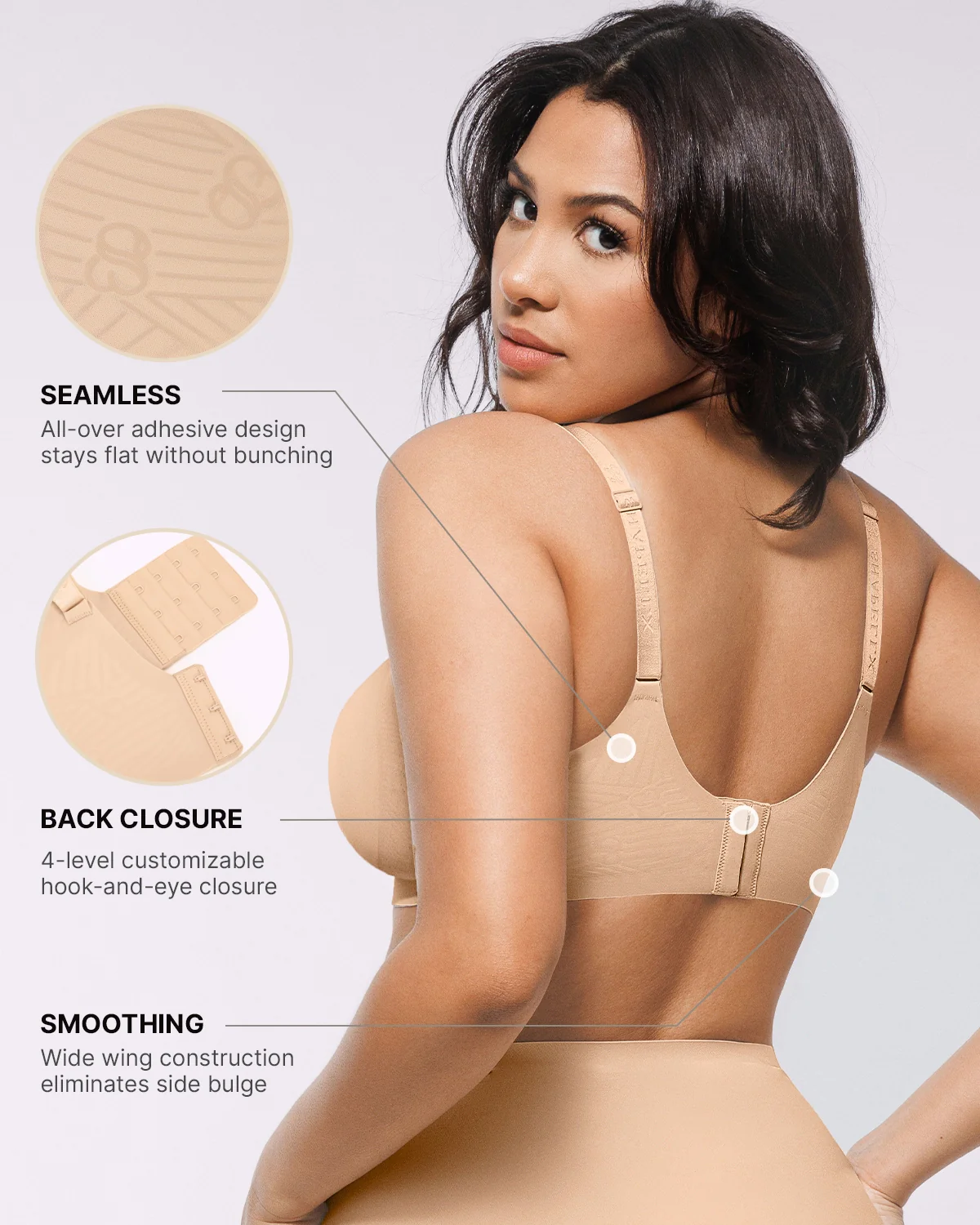 Bare Essentials™ Cream Touch™ Smoothing Wireless Bra - Image 11