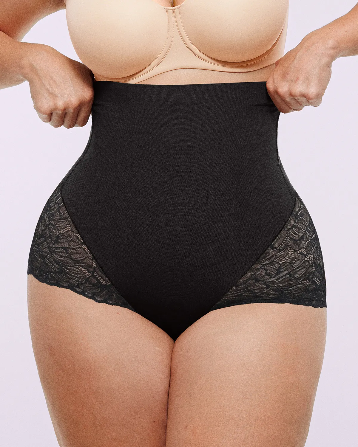 Bare Essentials™ MeshSmooth™ High-Waisted  Sheer Lace Brief - Image 13
