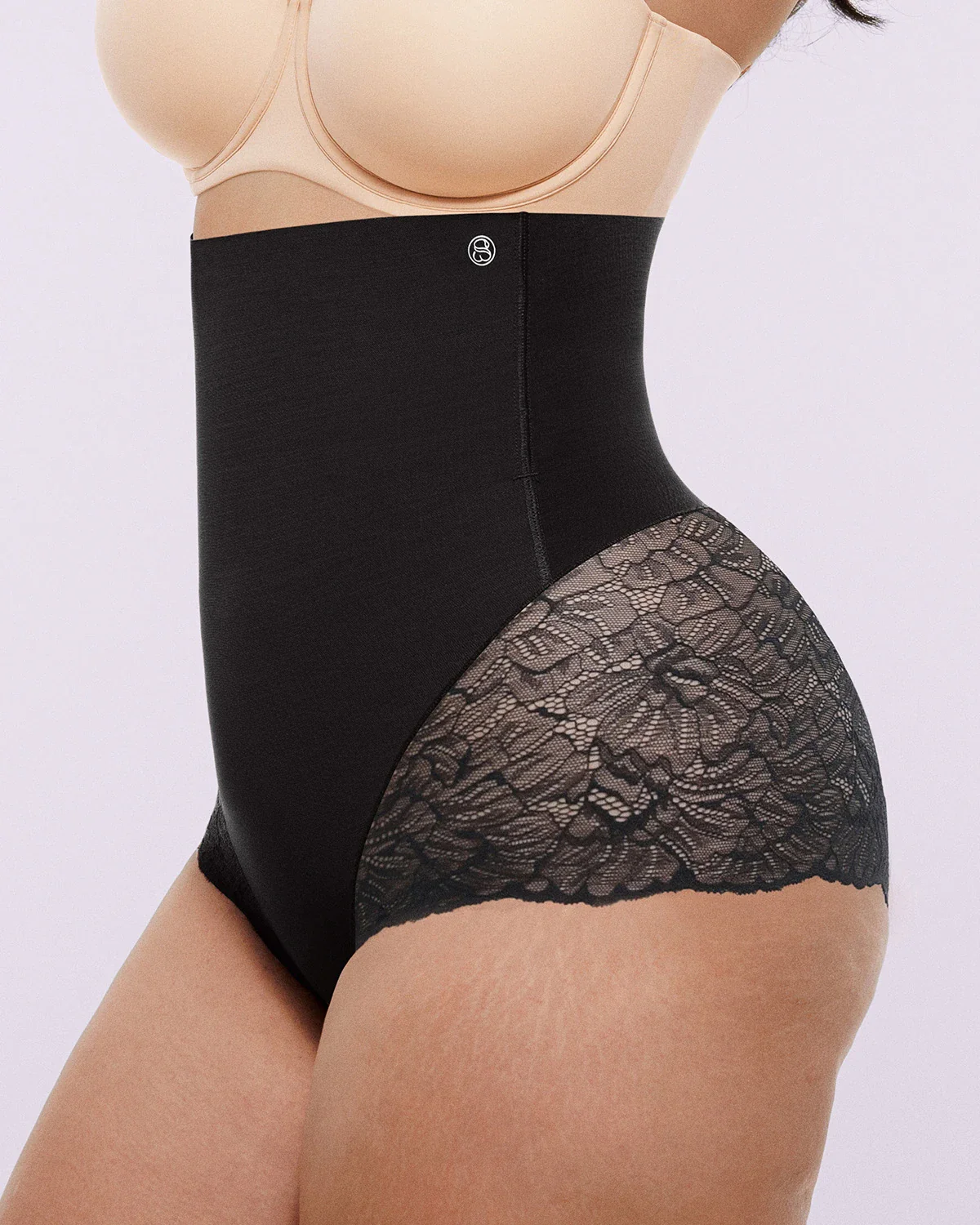 Bare Essentials™ MeshSmooth™ High-Waisted  Sheer Lace Brief - Image 14