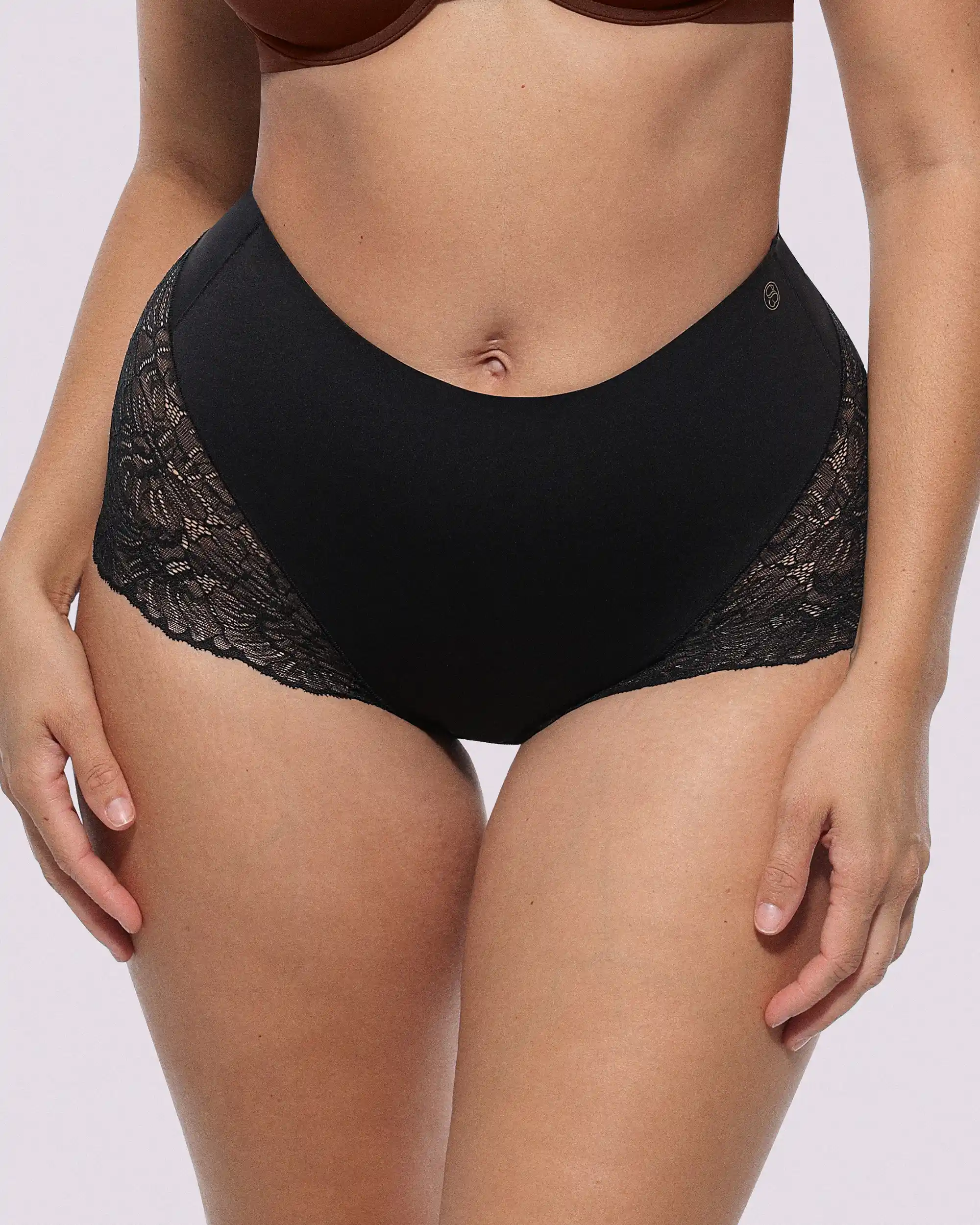 Bare Essentials™ MeshSmooth™ Mid-Waist Lace Brief - Image 11