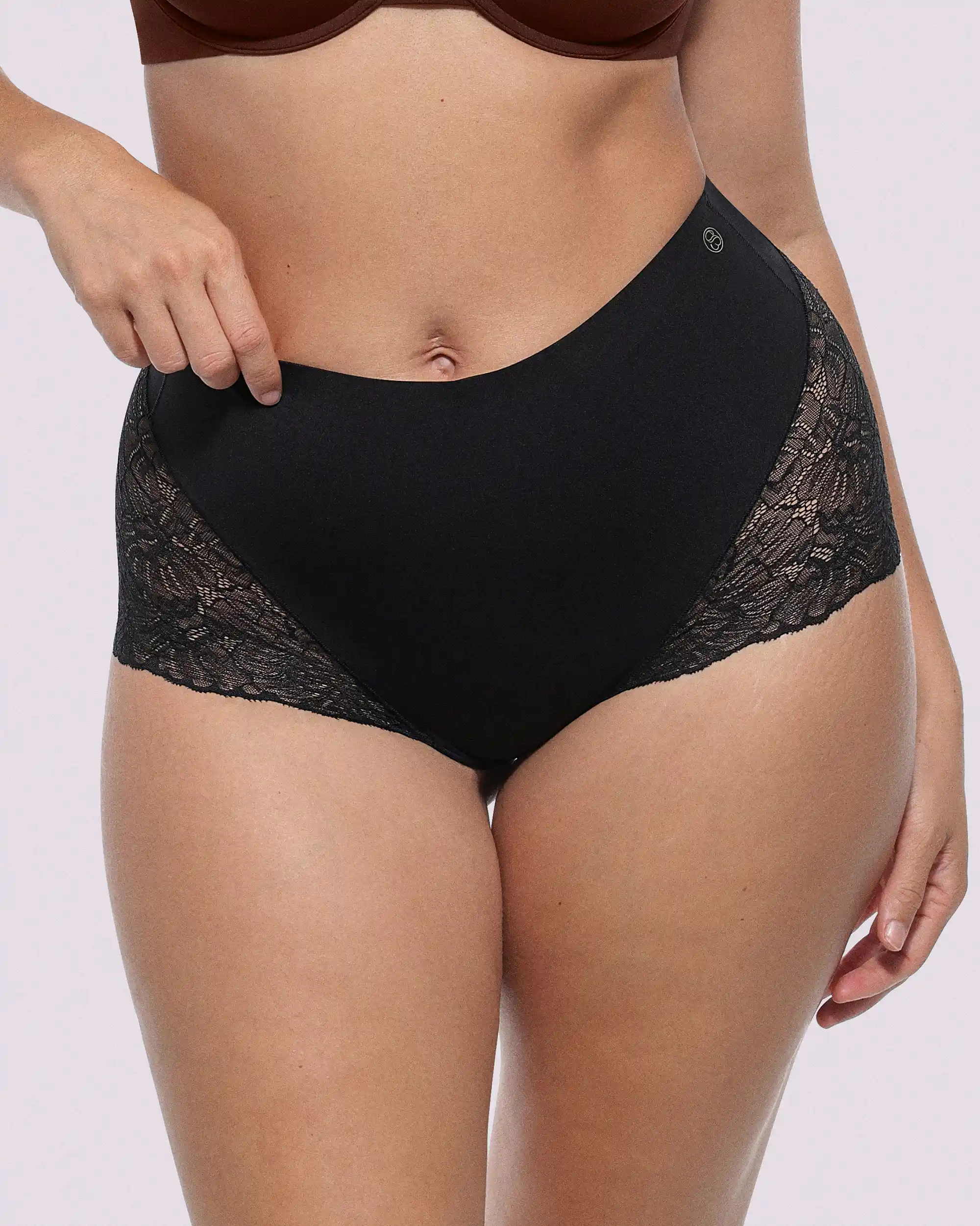 Bare Essentials™ MeshSmooth™ Mid-Waist Lace Brief - Image 15