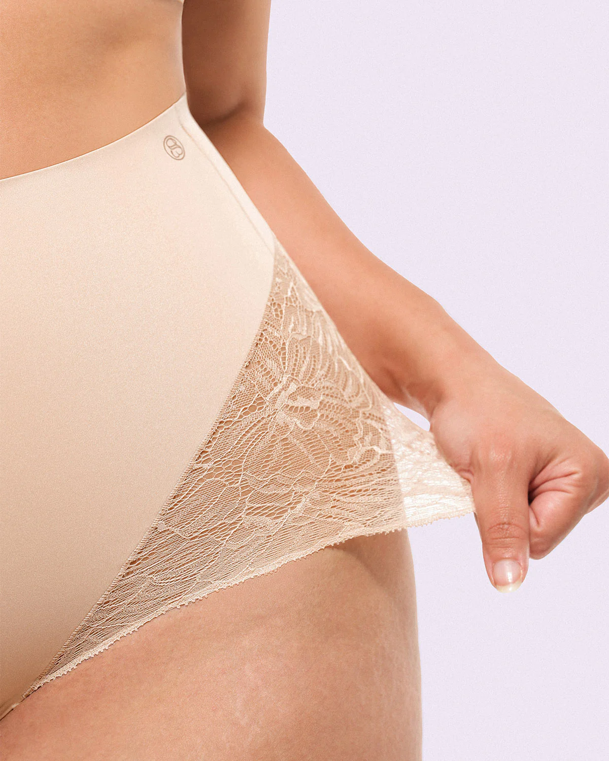 Bare Essentials™ MeshSmooth™ Mid-Waist Lace Brief - Image 6