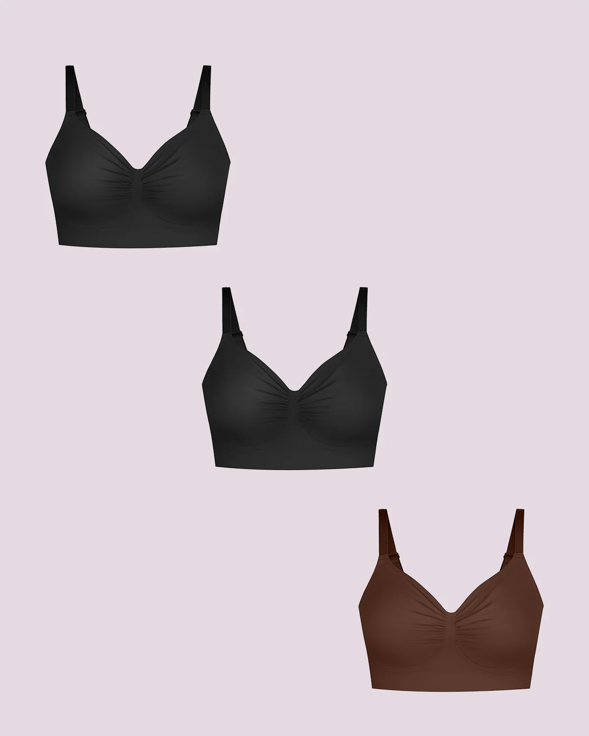Bare Essentials™ Skin Flow Smooth Unlined Wireless Bra Triple Bundle - Image 5