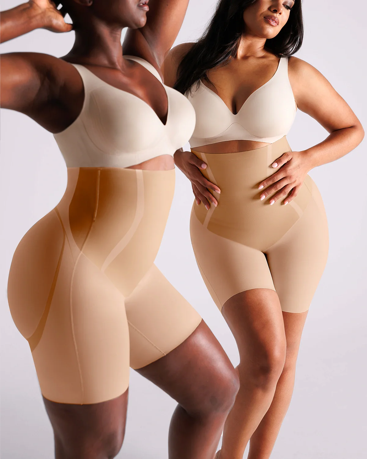 Curve Code™ LYCRA®FitSense™ High-Waisted Mid Thigh Short - Image 5