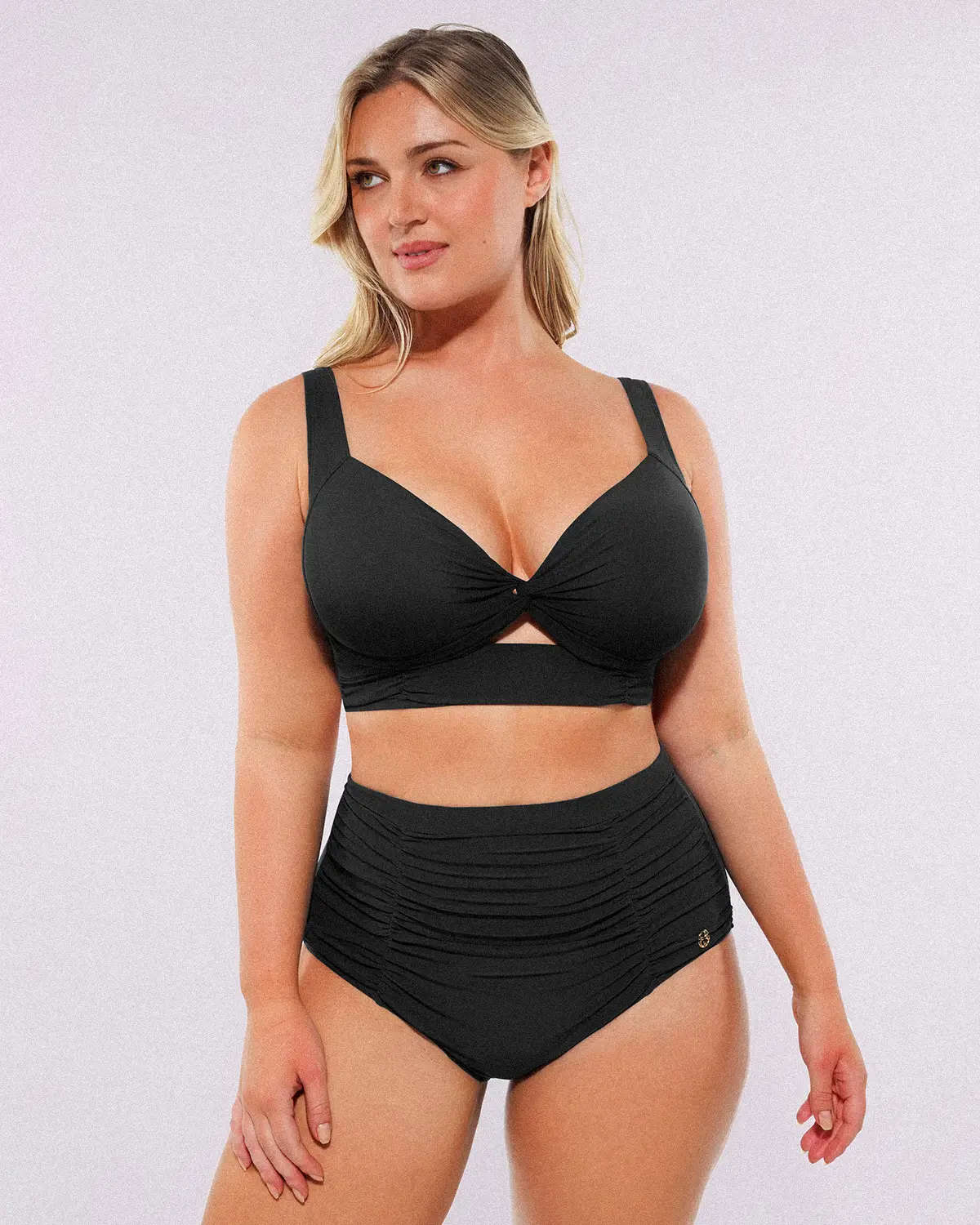 Smart Sculpt™ Twist-Front Bikini Top & High-Waisted Bottom Set - Image 29