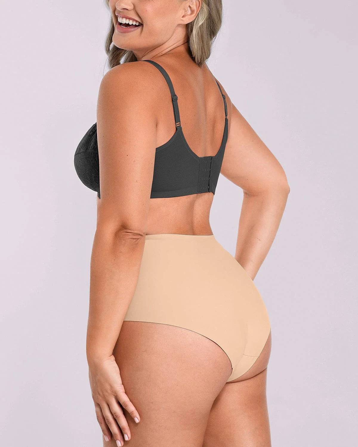 Bare Essentials™ AirSlim® Unlined Lace Underwired Uplift Bra - Image 4